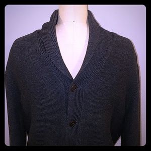 Lucky Brand Lined Cardigan Sherpa Sweater Size M